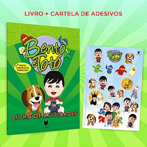 Bento e Totó: Livro de Atividades + cartela de adesivos