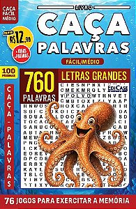 Livro Caça-Palavras ed.122 - 100 págs.- Fácil/Médio