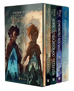 Box saga Wingfeather: Coleção 4 livros: Nos limites do mar sombrio da escuridão; Norte! ou seja devorado; O monstro nos vales; O guardião e o rei lobo