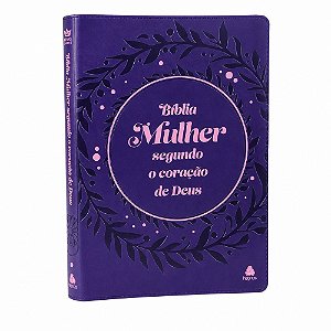 Bíblia Mulher Segundo o Coração de Deus - Lilás