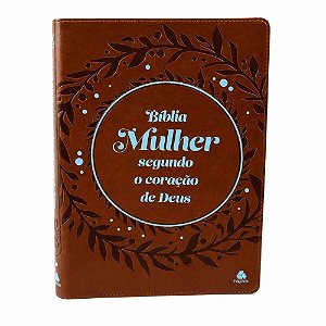 Bíblia Mulher Segundo o Coração de Deus - Marrom