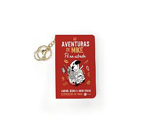 As aventuras de mike 5: pé na estrada: livro de bolso com chaveiro