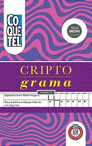 Livro Coquetel Espiral Criptograma 15: antenha seu cérebro ativo com o desafio definitivo em palavras!