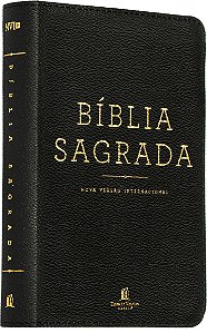 Bíblia Pocket NVI, Capa luxo preta, Leitura Perfeita