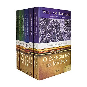 Coleção Comentário Dos Evangelhos - Mateus, Marcos, Lucas e João - William Barclay - 6 Volumes