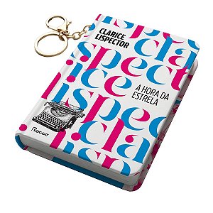 Book Charm - A hora da estrela: mini livro chaveiro