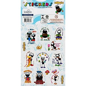Cartela De Adesivos Stickers - Nº23 - Smilingüido