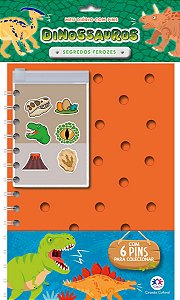 Dinos - Leia e colecione - Diário com Pins