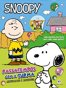 Snoopy - Passatempos com a turma - Livro com adesivos pra colar onde quiser!