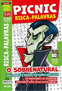 Livro Picnic Risca-Palavras Letrão - Fácil: 310 - o sobre natur...