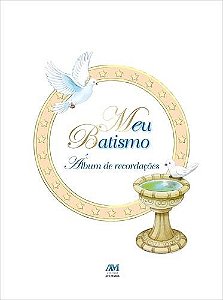 Livro Meu Batismo - Álbum De Recordações - Capa Flexível