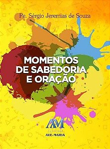 Livro Momentos De Sabedoria E Oração - Capa Amarela