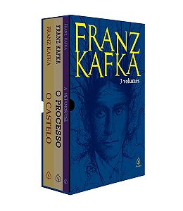 Livro Box Franz Kafka com 3 livros, bloco de anotações e ...