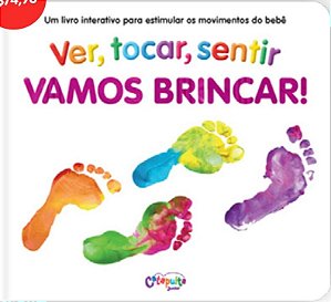 Livro Vamos brincar!: Ver, tocar, sentir