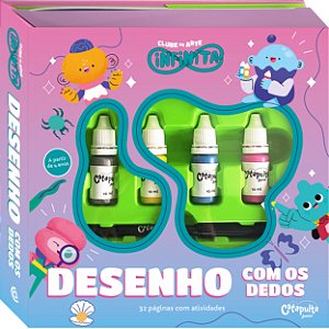Livro Clube de Arte Infinita: Desenho com os dedos