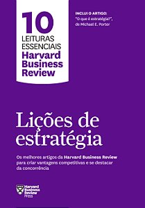 Livro Lições de estratégia (10 leituras essenciais - HBR)...