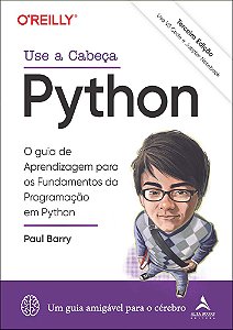 Livro Use a cabeça Python – 3ª Edição: o guia de aprendizagem p...
