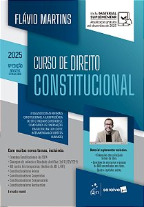 Livro Curso de Direito Constitucional - 9ª Edição 2025