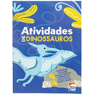 Livro Atividades de Dinossauros: Vol.3 (Azul) (Volume 3)
