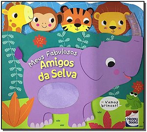 Livro Carinhas Felizes: Amigos da Selva