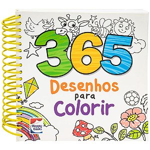 Livro 365 desenhos para colorir