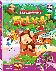 Livro Faça e Brinque: Selva