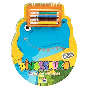 Livro Colorir é divertido! Dinossauro
