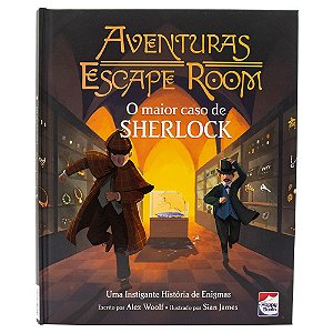 Livro Aventuras Escape Room: O Maior Caso de Sherlock