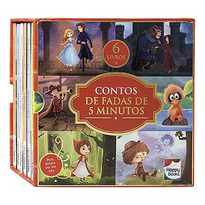 Livro BOX Contos de fadas de 5 minutos C/6 LIVROS SORT. (6 Títu...