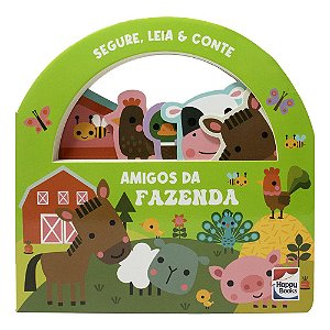 Livro Segure, Leia & Conte: Amigos da Fazenda