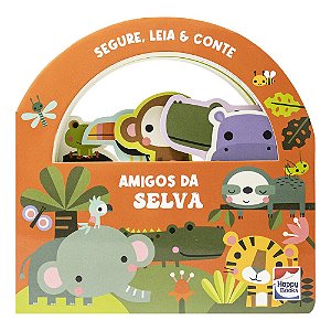 Livro Segure, Leia & Conte: Amigos da Selva