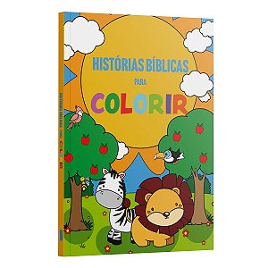 Histórias Bíblicas Para Colorir - Capa Animaizinhos De Deus