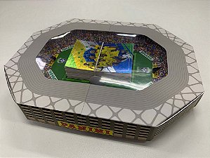 Livro Mini Estádio - Cards Seleção Brasileira - C/ 60 Car...