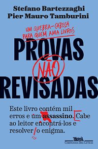 Provas não revisadas - um quebra-cabeça para quem ama livros