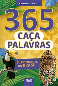 Livro 365 caça-palavras - curiosidades do Brasil