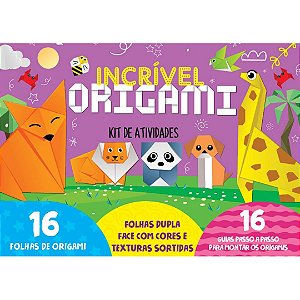 Livro Incrível Origami Kit de atividades