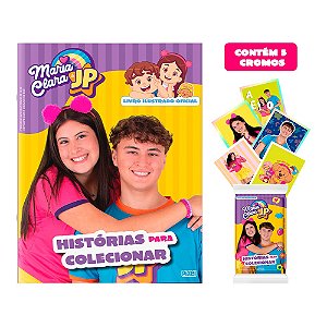 KIT 10 ENVELOPES + LIVRO ILUSTRADO OFICIAL MARIA CLARA E JP: HISTÓRIAS PARA COLECIONAR