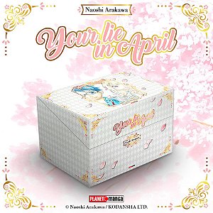 Livro Box your lie in april vols. 1 ao 11