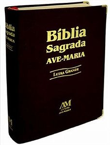 Livro Bíblia Letra Grande - Preta