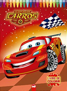 Livro As aventuras dos carros: livro gigante