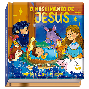 Livro O nascimento de jesus: almofadado