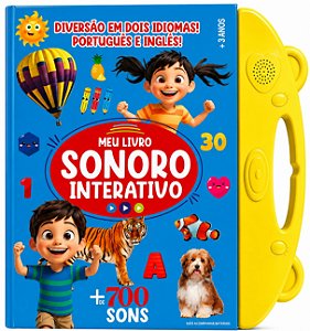 Meu Livro Sonoro Interativo - Português e Inglês - Amarelo
