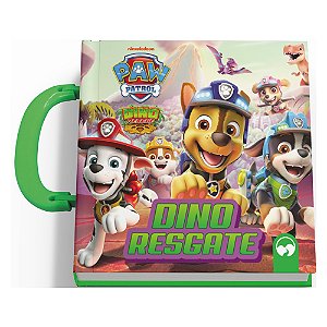 Patrulha canina: dino resgate - leio, levo, amo: livro infantil com alça
