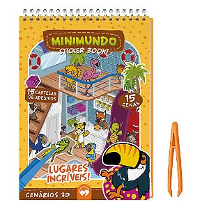 Lugares Incríveis - Minimundo Sticker Book