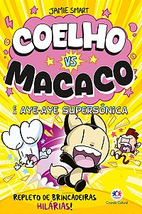 Livro Coelho vs macaco e a Aye-aye supersônica - Livro 4