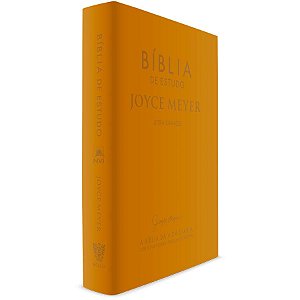 Livro Bíblia Estudo Jm - Mostarda - Grande