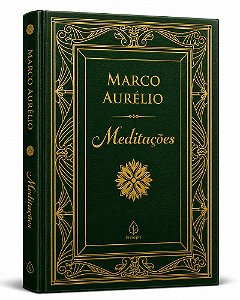 Meditações - Edição Especial de Luxo Almofadada com Bordas Douradas e Fitilho