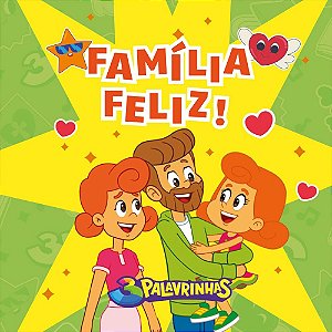 Livro de atividades 3 palavrinhas | Familia Feliz: Atividades de desenvolvimento motor e cognitivo da criança