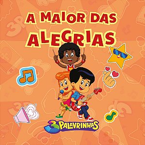 Livro de atividades 3 palavrinhas | A maior das alegrias: Atividades de desenvolvimento motor e cognitivo da criança