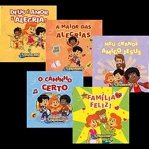 Kit com 5 Livros de Atividades 3 palavrinhas: Atividades de desenvolvimento motor e cognitivo da criança